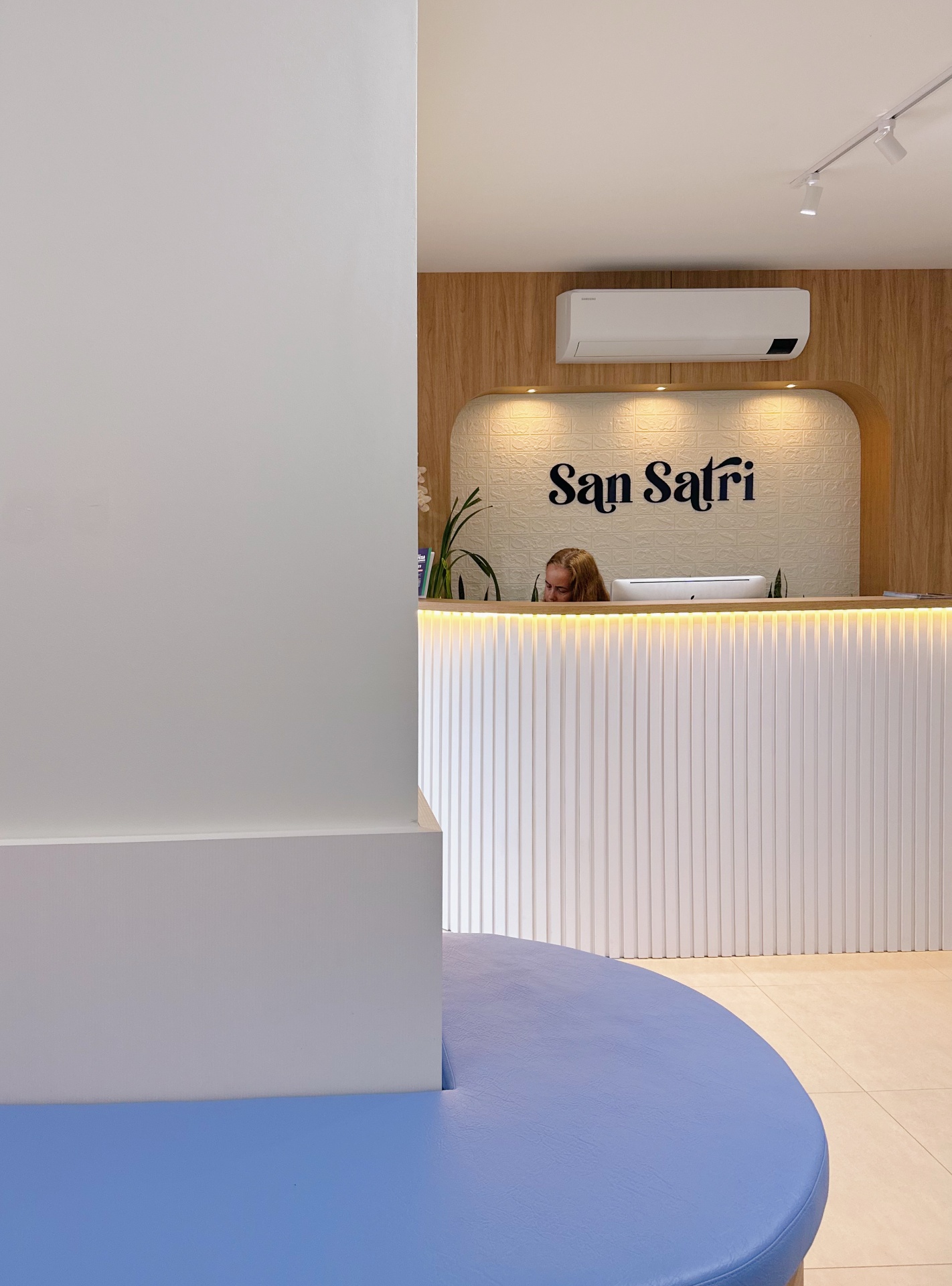 Recepção da clínica San Satri